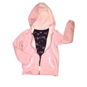 H+M / Carter's Little Girls Pink‎ & Blue Top & Hoodie Bundle Size 4